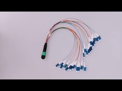 Оптоволоконный соединительный кабель MPO-12F LC